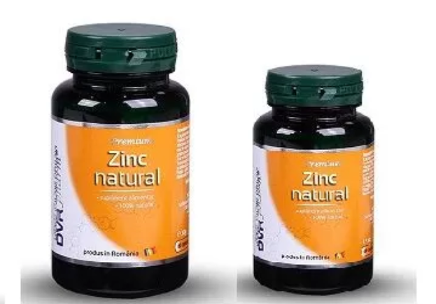 DVR Pharm - Zinc natural pachet 60caps + 30caps