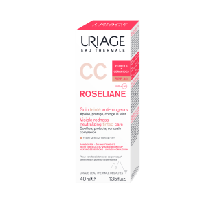 Roseliane CC Cream Spf 30+, 40 ml, Uriage