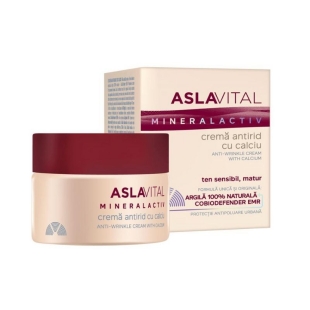 Crema antirid cu calciu, 50 ml, Aslavital