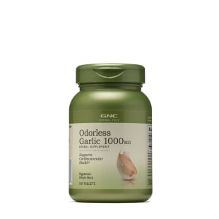 Usturoi inodor 1000 mg Herbal Plus, 100 tablete, GNC
