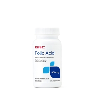 GNC - Folic Acid 400mcg 100tb.veg