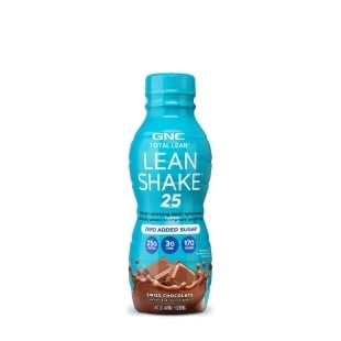 Shake proteic cu aroma de ciocolata elvetiana Total Lean, 414 ml, GNC