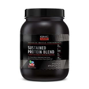 Amestec proteic cu aroma de cereale fructate AMP, 910 g, GNC