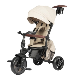 Tricicleta ultrapliabila Qplay Comfo Max Bej