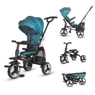 Tricicleta ultrapliabila Coccolle Spectra plus Atlantic Blue