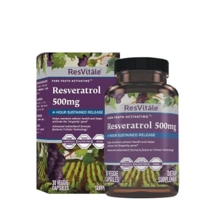 ResVitale - Resveratrol 500mg Quercetina 40mg 30cps