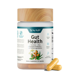 Amestec pentru reducerea Helicobacter-pylori Snap Supplements, 60 capsule, GNC