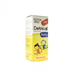 Detrical baby picaturi orale, 30 ml, Zdrovit