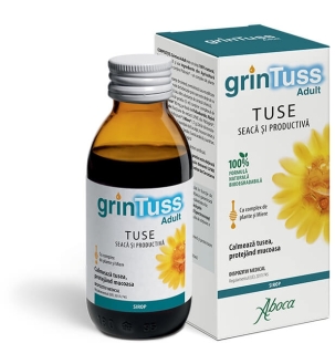 GrinTuss sirop de tuse pentru adulti, 180 ml, Aboca