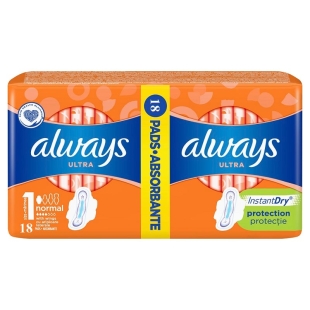 Absorbante Ultra Normal, Marimea 1, 18 bucati, Always