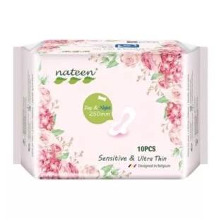 Absorbante ultra-subtiri 250 mm Sensitive Day & Night, 10 bucati, Nateen