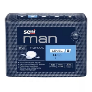 Absorbante urologice pentru barbati Man, Normal level 2, 15 bucati, Seni