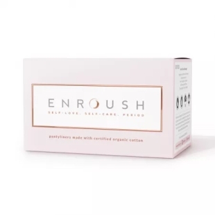 Absorbante din bumbac organic Zilnice, 24 bucati, Enroush