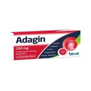 Adagin, 200 mg, 10 comprimate filmate, Teva