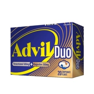 Advil Duo, 500 mg/200 mg, 20 comprimate filmate, Haleon
