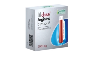 Arginina Buvabila Lilidose, 5000 mg, 25 ml x 10 doze, Adya Green Pharma