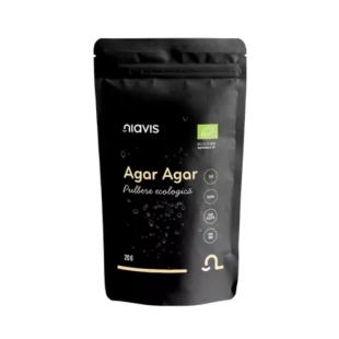 Agar Agar pulbere ecologica, 20 g, Niavis