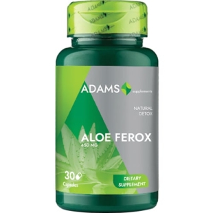 Aloe Ferox 450 mg, 30 capsule, Adams Supplements