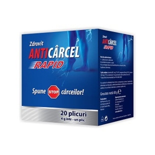 Anticarcel Rapid, 20 plicuri, Zdrovit
