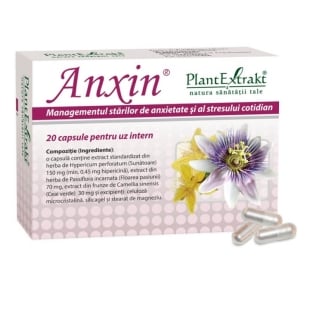 Anxin, 20 capsule, PlantExtrakt