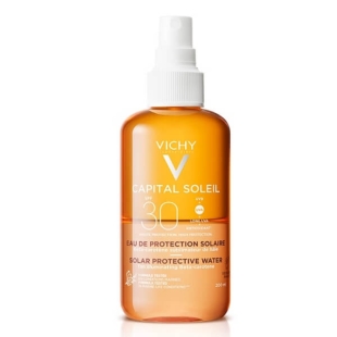 Apa cu protectie solara cu beta-caroten SPF 30 Capital Soleil, 200 ml, Vichy