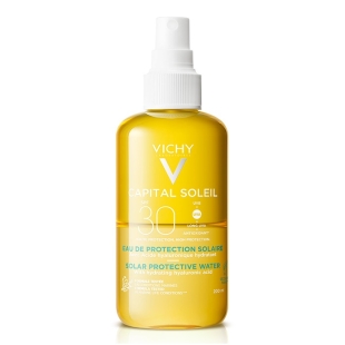 Apa cu protectie solara cu acid hialuronic SPF 30 Capital Soleil, 200 ml, Vichy