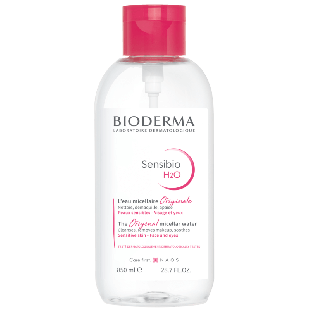Solutie micelara cu pompa H2O Sensibio, 850 ml, Bioderma