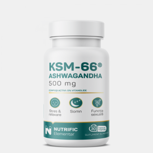 Ashwagandha KSM 500 mg, 30 capsule vegetale, Nutrific
