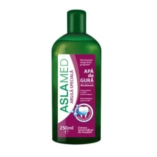 Apa de gura cu clorhexidina si argila, 250 ml, Aslamed