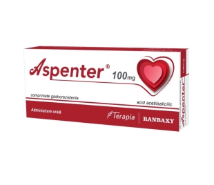 Aspenter, 100 mg, 28 comprimate gastrorezistente, Terapia