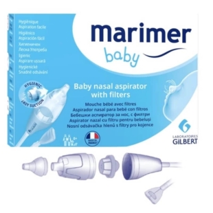 Aspirator nazal cu filtru Marimer Baby, 1 bucata, Gilbert