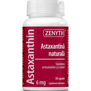 Astaxanthina naturala, 6 mg, 30 capsule, Zenyth
