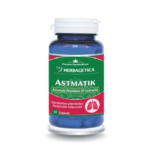 Astmatik, 30 capsule, Herbagetica