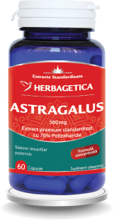 Herbagetica - Astragalus 500mg 60 caps.