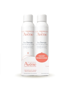 Pachet Apa termala spray, 300 + 300 ml, Avene