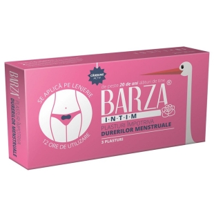 Barza - Plasturi contra durerilor menstruale 3bucati