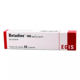 Betadine unguent, 100 mg/g, 20 g, Egis Pharmaceutical