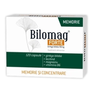 Bilomag forte memorie, 120 capsule, Zdrovit