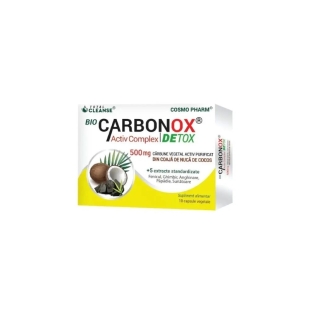 Bio Carbonox Activ Complex Detox 500 mg, 30 capsule, Cosmo Pharm