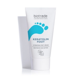 Crema hidratanta pentru picioare cu 10% uree Keratolin Foot, 50 ml, Biotrade