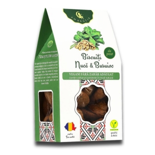 Biscuiti cu nuca si busuioc, 130 g, Hiper Ambrozia
