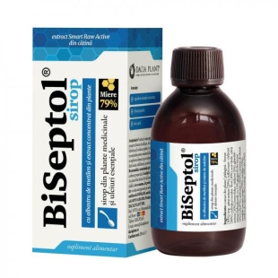 Biseptol sirop cu albastru de metilen si echinacea, 200 ml, Dacia Plant