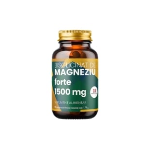 Bisglicinat de magneziu Forte 1500 mg, 90 comprimate, Remedia