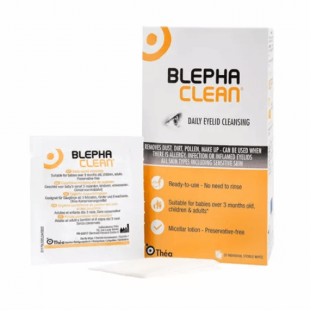 Servetele pentru igiena pleoapelor Blephaclean, 20 bucati, Thea