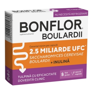 Bonflor Boulardii, 10 capsule, Fiterman Pharma