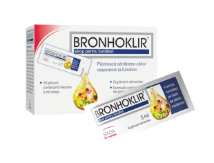 Bronhoklir - Sirop fumatori 5ml 15plicuri