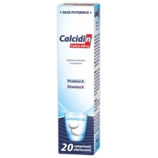 Calcidin, 20 comprimate efervescente, Zdrovit