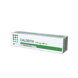 Caldefix, 1000mg/ 880UI, 20 comprimate efervescente, Recordati