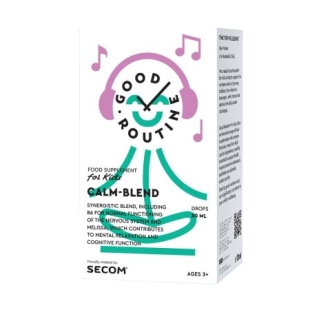 Calm-Blend picaturi pentru copii Good Routine, 30 ml, Secom