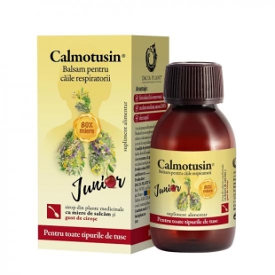 Calmotusin Junior Sirop cu gust de cirese, 100 ml, Dacia Plant